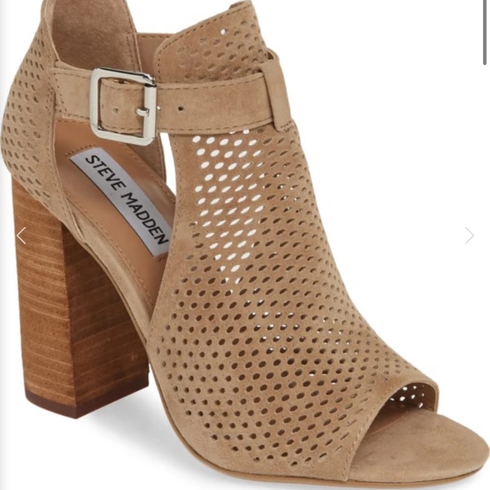 Steve Madden peep toe booties